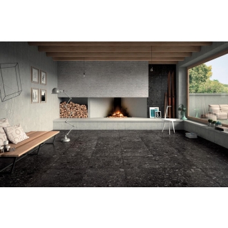 Mirage Norr Svart Natural Boden- und Wandfliese 60x60 cm