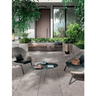 Mirage Norr Vit Strukturiert Terrassenplatte 120x120 cm