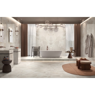 Mirage Onyce Alabaster ON00 Lucida Boden- und Wandfliese 120x120 cm