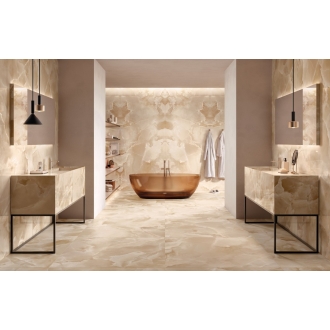 Mirage Onyce Champagne ON03 Pearl Boden- und Wandfliese 120x120 cm