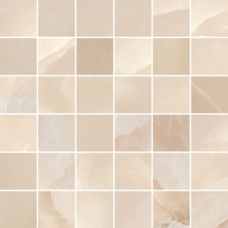Mirage Onyce Champagne ON03 Pearl Mosaik 5x5 Matte 30x30 cm