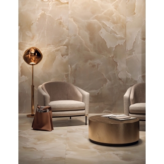 Mirage Onyce Champagne ON03 Pearl Boden- und Wandfliese 120x120 cm