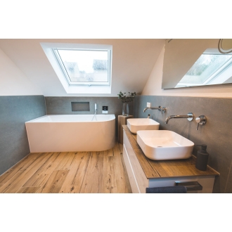 Flaviker Nordik Wood Bodenfliese Gold 20x120 cm - Stärke: 9 mm - GRIP