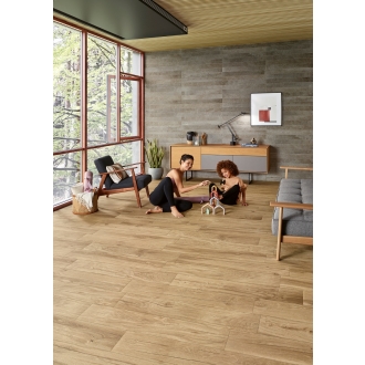 PrimeCollection Alegra Bodenfliese Dark Beige 20x100 cm