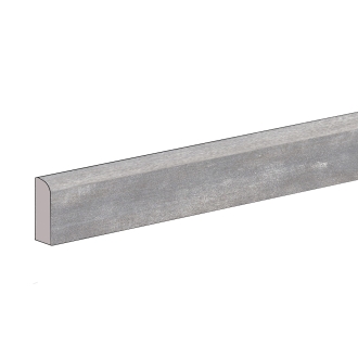 PrimeCollection HemiPLUS Steel matt Sockel rektifiziert 7x60 cm