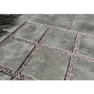 PrimeCollection Inverness Dunkel Grau Terrassenplatte 60x60 cm