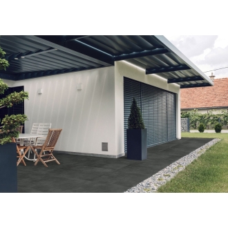 PrimeCollection MatPLUS Outdoor Antracite Terrassenplatte rektifiziert 60x60 cm