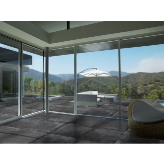 PrimeCollection UniPLUS Outdoor Carbon Terrassenplatte rektifiziert 60x60 cm