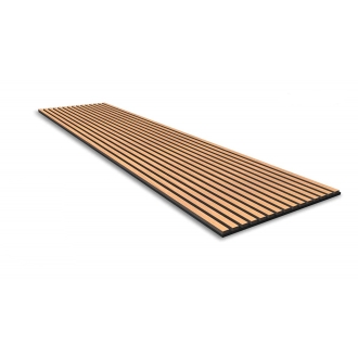 PrimeCollection Akustik Wandpaneel Nature Oak MDF Furnier 240x60 cm