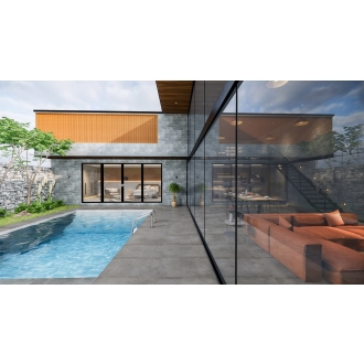 PrimeCollection XOne Outdoor Cement Terrassenplatte rektifiziert 80x80 cm