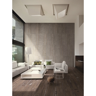 Provenza Ego Boden- und Wandfliese Grigio Scuro 20x120 cm