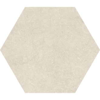 Provenza Eureka Bianco 6-Eck Boden- und Wandfliese 22x19,3 cm