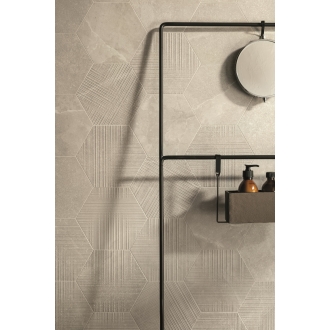 Provenza Eureka Sabbia 6-Eck Boden- und Wandfliese 22x19,3 cm