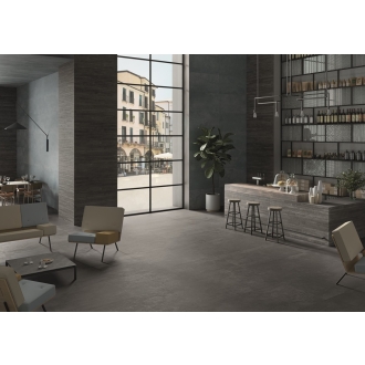 Provenza Re-Play Concrete Boden- und Wandfliese Anthracite Cassaforma Flat 30x60 cm