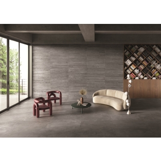 Provenza Re-Play Concrete Boden- und Wandfliese Dark Grey Recupero 60x120 cm