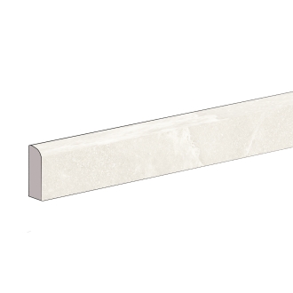 Provenza Saltstone Sockel White Pure matt 7x60 cm