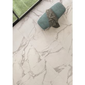 Provenza Unique Marble Boden- und Wandfliese Calacatta Regale glänzend 60x120 cm