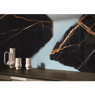 Provenza Unique Marble Boden- und Wandfliese Sahara Noir matt SilkTech 30x60 cm