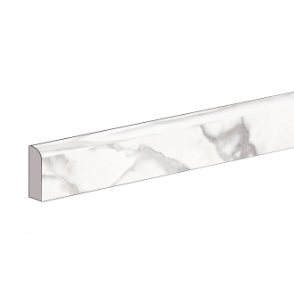 Provenza Unique Marble Sockel 7x60 Calacatta Regale matt SilkTech 7x60 cm