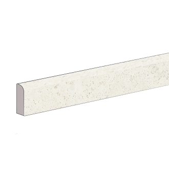 Provenza Unique Travertine Sockel White Minimal matt 7x60 cm