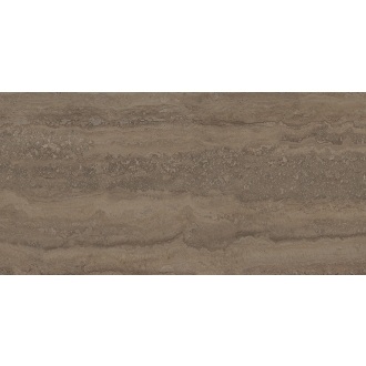 Provenza Unique Travertine Boden- und Wandfliese Chocolate Vein Cut matt 30x60 cm