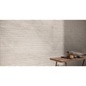 Provenza Pietra di Orosei Grigio Conchiglia Dekor Rilievi matt SilkTech 60x120 cm