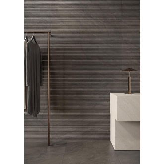 Provenza Pietra di Orosei Grigio Bruciato Dekor Rilievi matt SilkTech 60x120 cm