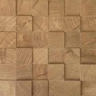 Provenza W-Circles Walnut 3D Mosaik 28x28 cm