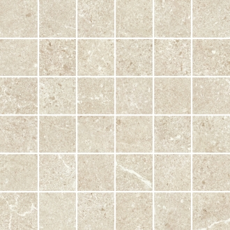 Margres Pure Stone White Anpoliert Mosaik 5x5 30x30 cm