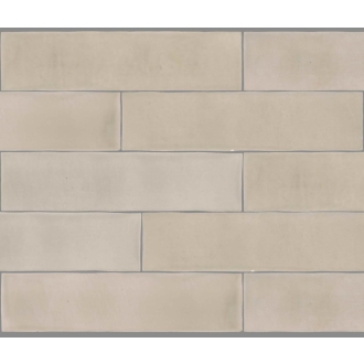 Revoir Paris Atelier Taupe matt Wandfliese 6,2x25 cm