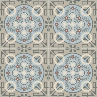 Revoir Paris Bel Histoire Germaine matt Wand/Bodenfliese 15x15 cm