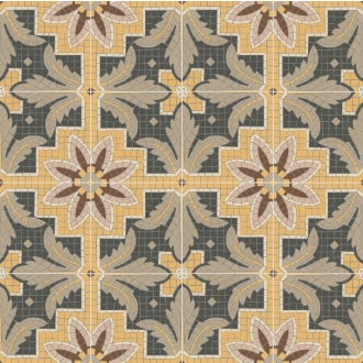 Revoir Paris Bel Histoire Octavie Coin A matt Wand/Bodenflie 15x15 cm