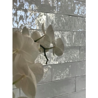 Revoir Paris Atelier Blanc De Lin glänzend Wandfliese 6,2x25 cm