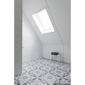 Revoir Paris La Madeleine Flora matt Wand/Bodenfliese 20x20 cm