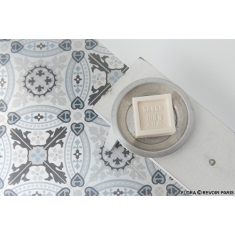 Revoir Paris La Madeleine Flora matt Wand/Bodenfliese 20x20 cm