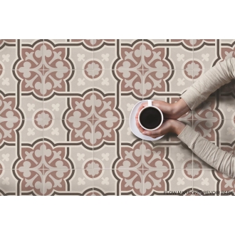 Revoir Paris La Madeleine Flow Marron matt Wand/Bodenfliese 20x20 cm