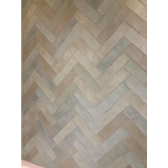 Revoir Paris Atelier Gris matt Wandfliese 6,2x25 cm