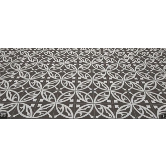 Revoir Paris La Madeleine Zelie Noir matt Wand/Bodenfliese 20x20 cm