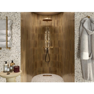 Revoir Paris Re-Bel Petrol matt Boden- und Wandfliese 100x100 cm