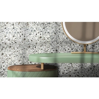 Revoir Paris Re-Bel Vert matt Boden- und Wandfliese 60x60 cm