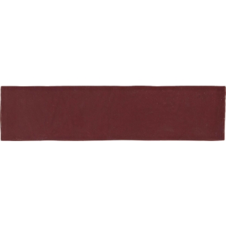 Revoir Paris Atelier Bordeaux glänzend Wandfliese 6,2x25 cm