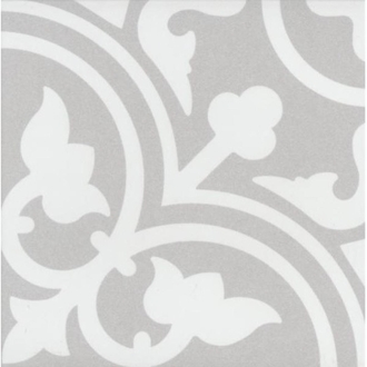 Revoir Paris La Madeleine Flavie Gris matt Wand/Bodenfliese 20x20 cm