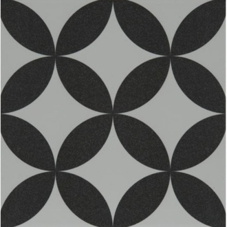 Revoir Paris La Madeleine Gilles Noir matt Wand/Bodenfliese 20x20 cm