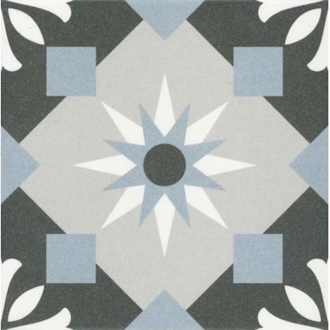 Revoir Paris La Madeleine Henri matt Wand/Bodenfliese 20x20 cm