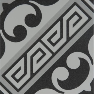 Revoir Paris La Madeleine Juliette Gris matt Wand/Bodenfl. 20x20 cm