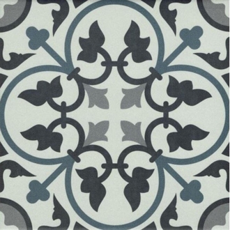 Revoir Paris La Villette Adele Bleu matt Wand/Bodenfliese 20x20 cm