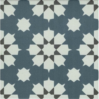 Revoir Paris La Villette Benoit Bleu matt Wand/Bodenfliese 20x20 cm