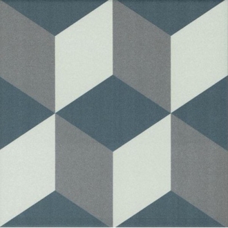 Revoir Paris La Villette Gustave matt Wand/Bodenfliese 20x20 cm