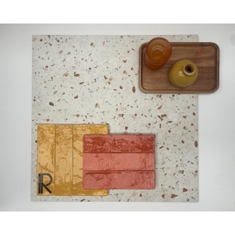 Revoir Paris Studio Resine glänzend Wandfliese 6,2x25 cm