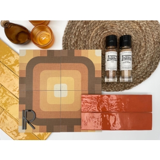 Revoir Paris Studio Resine glänzend Wandfliese 6,2x25 cm